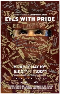 Eyes with Pride film poster signed by band members