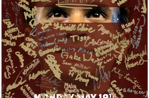 Eyes with Pride film poster signed by band members